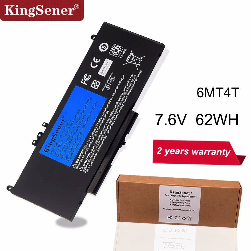 Дешево KingSener Новый 6MT4T ноутбук Батарея для Dell Latitude E5470 E5570 Тетрадь 15,6