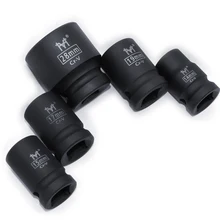 1/2" Short Impact Socket Adopter Air Sockets 6 Point 10 12 13 14 16 17 18 19 21 24 27 30 32mm for Electric Impact Air Pneumatic