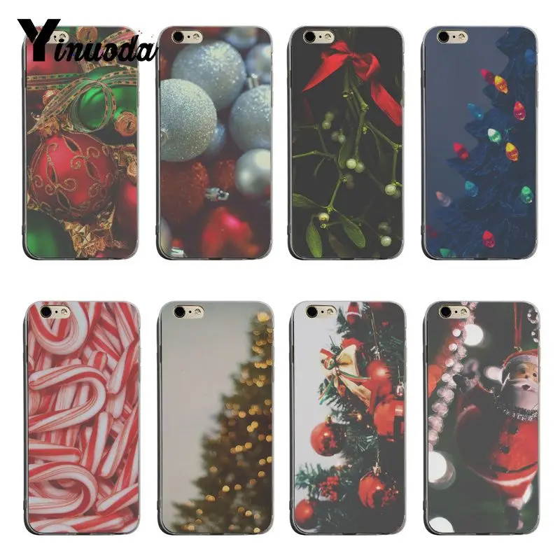 Yinuoda Christmas day Hot Printed Cool Phone Accessories Case For iPhone X XS XsMax XR 8 7 6Splus Cellphones