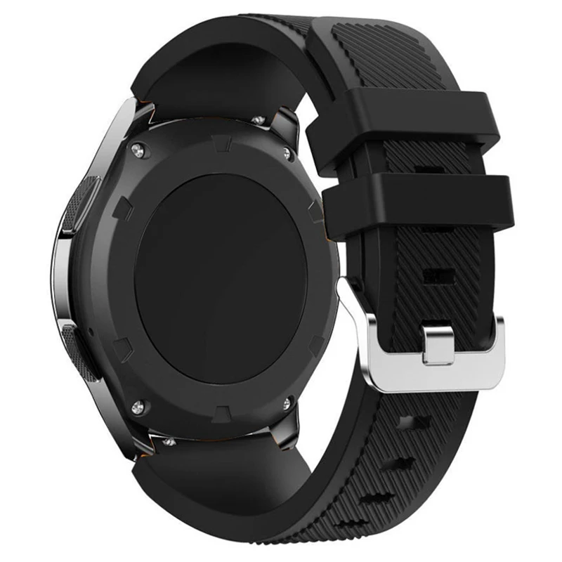 22 мм ремешок для часов Samsung Galaxy watch 46 42 active 2 Gear S3 Frontier huawei Watch gt спортивный браслет