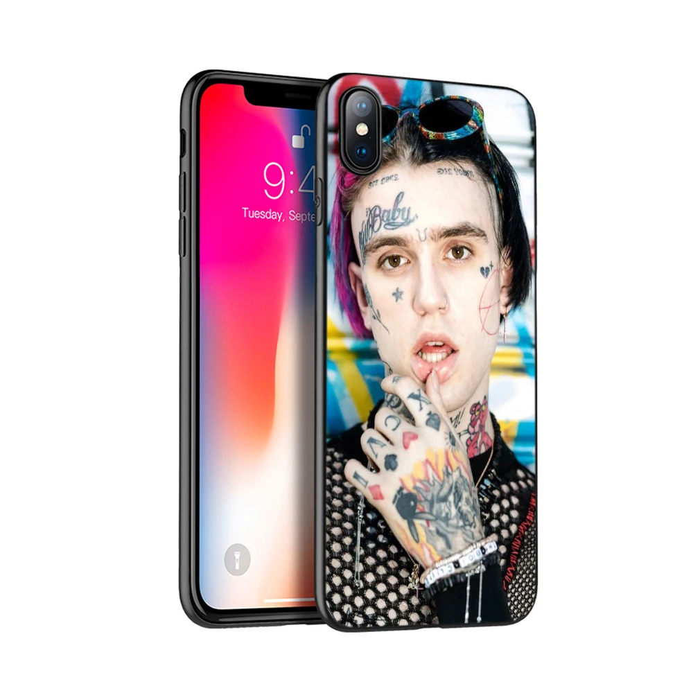 Черный ТПУ чехол для iphone 5 5S SE 6 6s 7 8 plus x 10 силиконовый XR XS 11 pro MAX Lil Peep|Бамперы| |