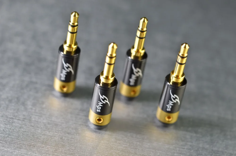 Hi Fi MPS Eagle 4G HiFi 3 5 мм аудио 24k позолоченный штекер для ремонта наушников разъем