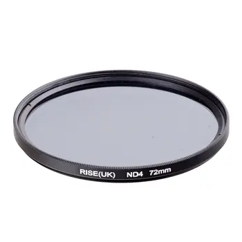 

RISE(UK) 72MM 72mm Neutral Density ND4 filter for ALL Camera 72mm lens