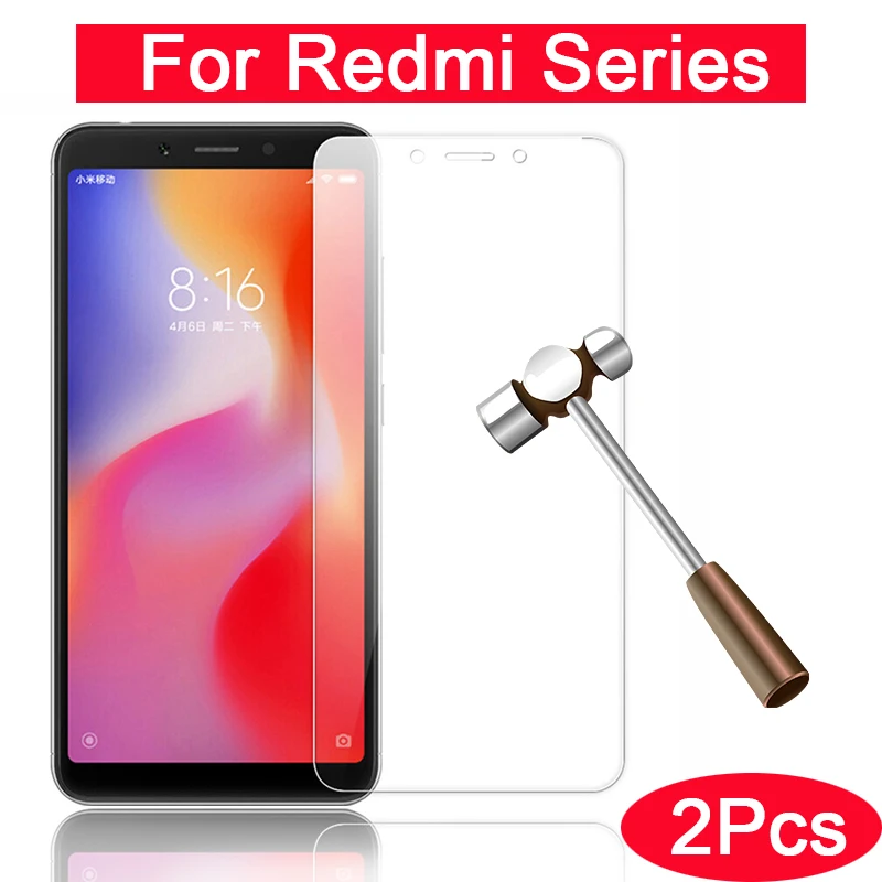 2 шт. стекло Redmi 6 6A закаленное для Xiaomi Redmi5 6a 5a a Защитное экрана Защитная пленка на