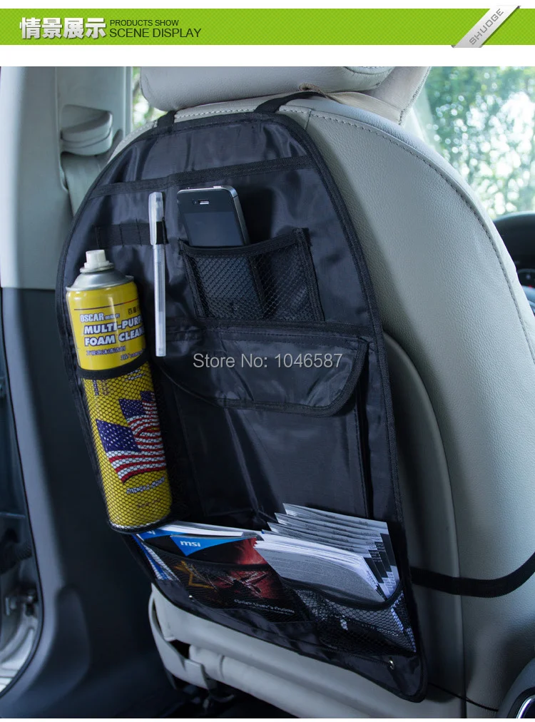 Car font b Accessories b font organizer Back seat of chair Car multi Pocket Storage Auto