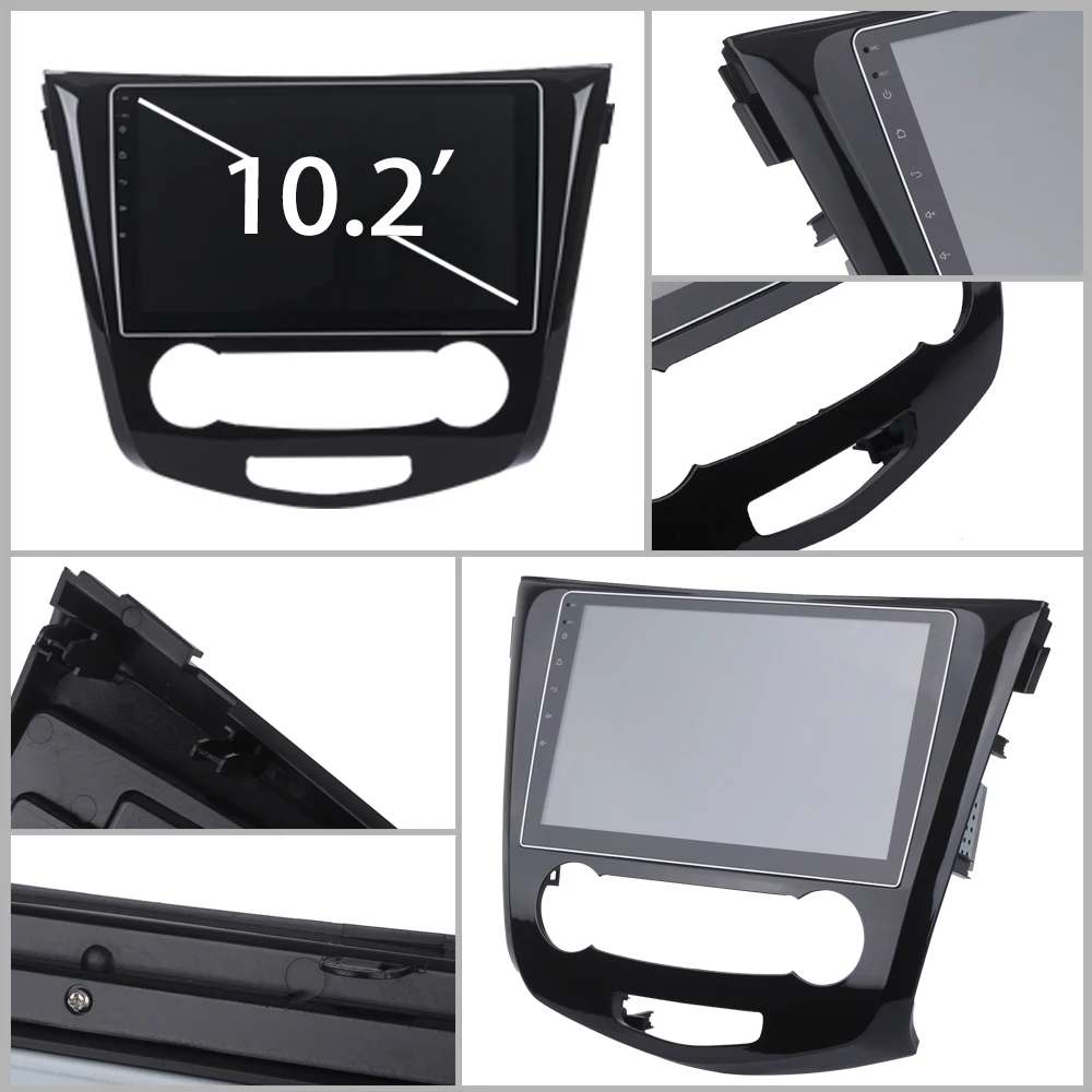 Best 10.2" 2.5D IPS Android 9.0 Car Radio for Nissan Qashqai Multimedia 2014 2015 2016 2017 GPS Octa-Core 4G Navigation Auto stereo 10