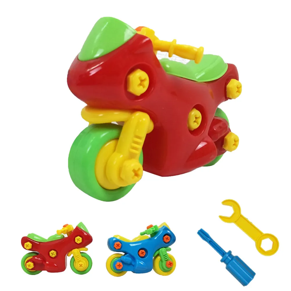 DIY гайка Комбинации для автомобиля, самолета Модель игрушка-конструктор обучение маленьких детей головоломка поставки блоки игрушка - Цвет: 2