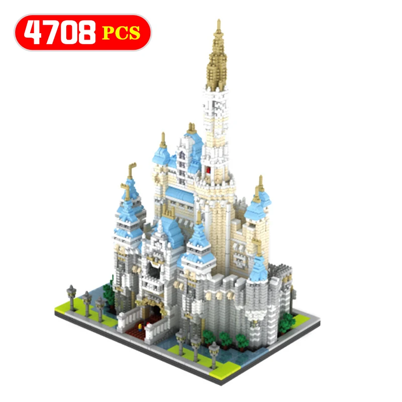 

Castle Model Compatible LegoINGlys Figure Building Brick Plastic DIY Castle blocks Educational Gift Children Toys For girls