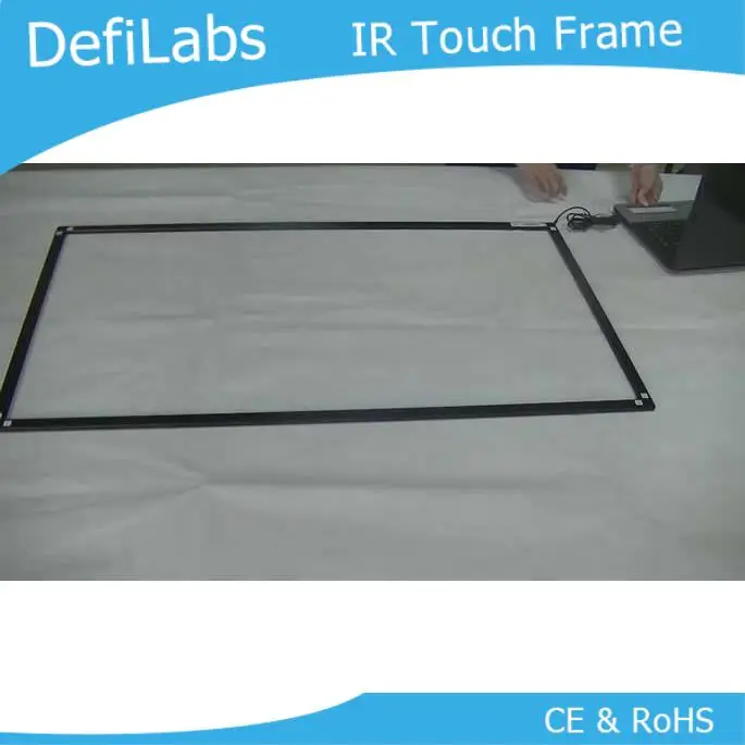 

DefiLabs Low-cost, 46" High Definition 10 touch points Touch Screen panel / IR touch screen frame
