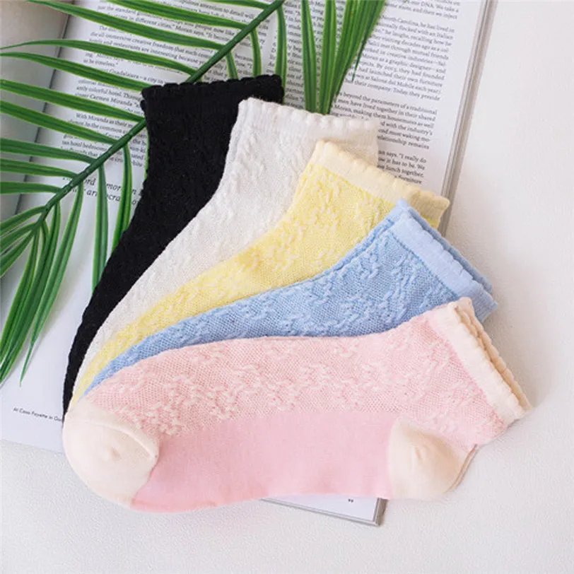 comfortable funny socks women solid soft happy socks cotton women's short socks casual meia dropshipping 30SP6 (13)