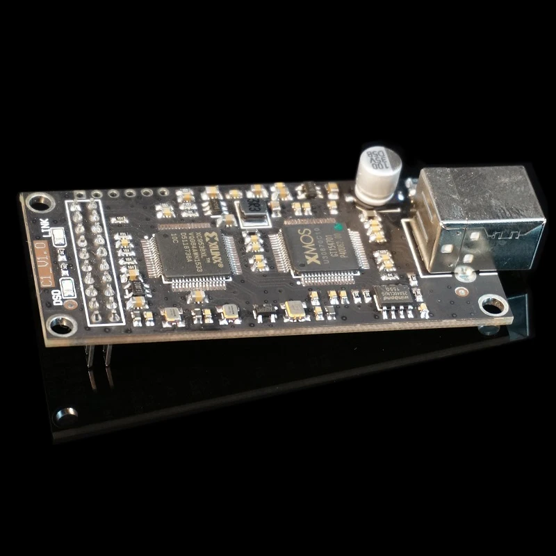 Высококлассные индивидуальные версии XMOS XU208 USB карты и аудио декодирования модуль DAC Femtosecond кварцевый генератор