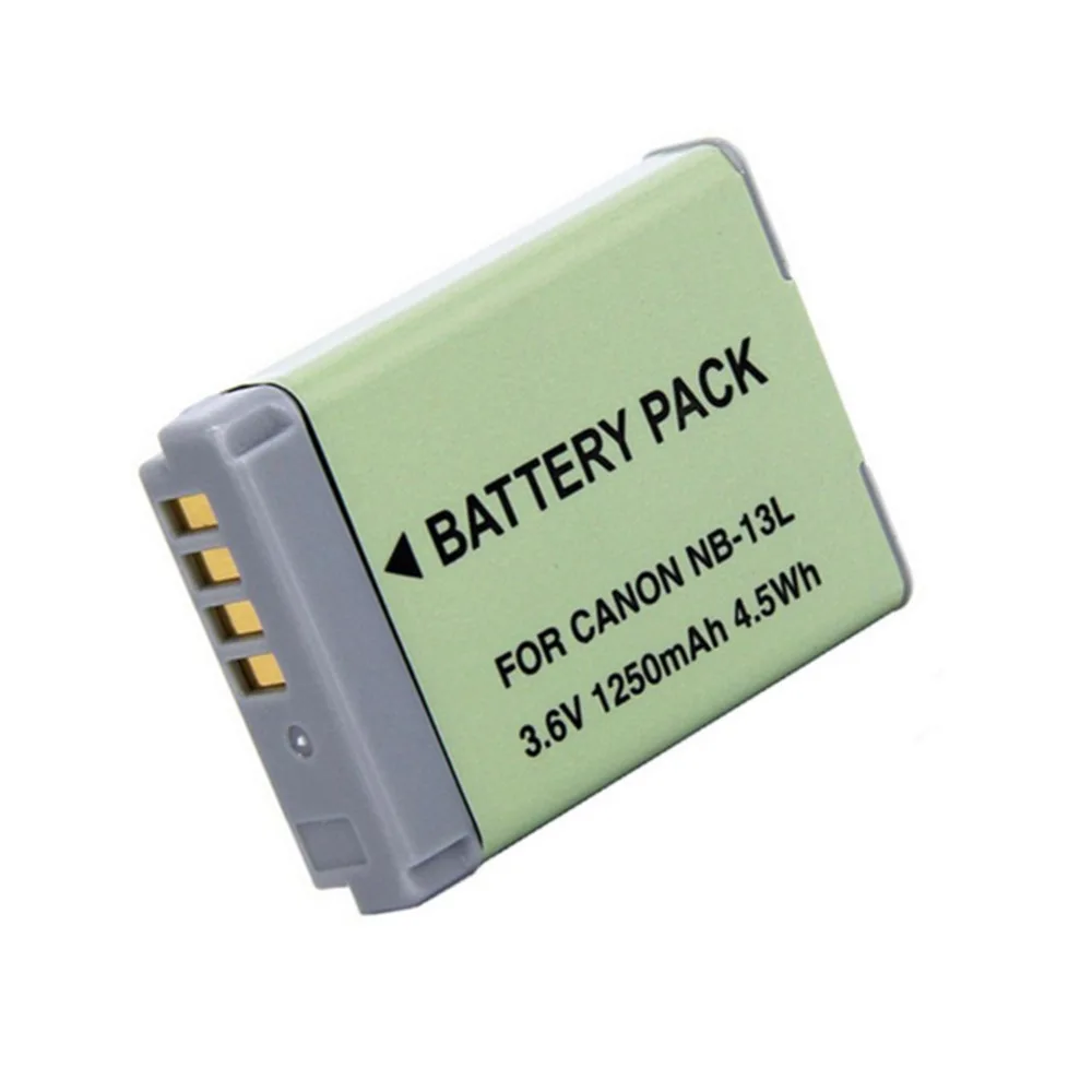 1 pcs 1250mAh NB 13L NB13L Battery for Canon G5X G7X G7X Mark II G9X