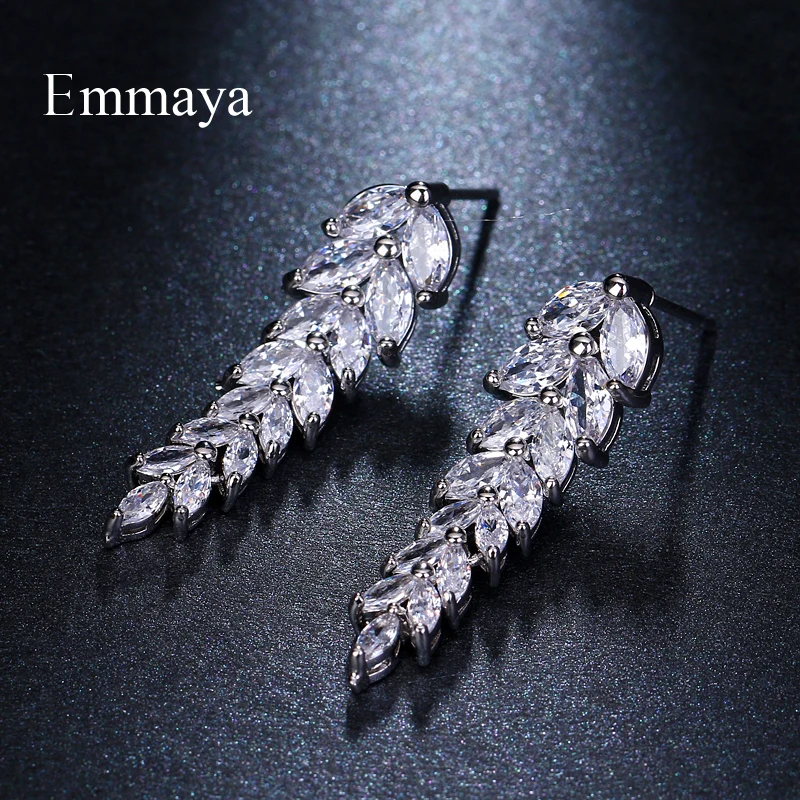 Salix Leaf Pendant Earrings - Image 5