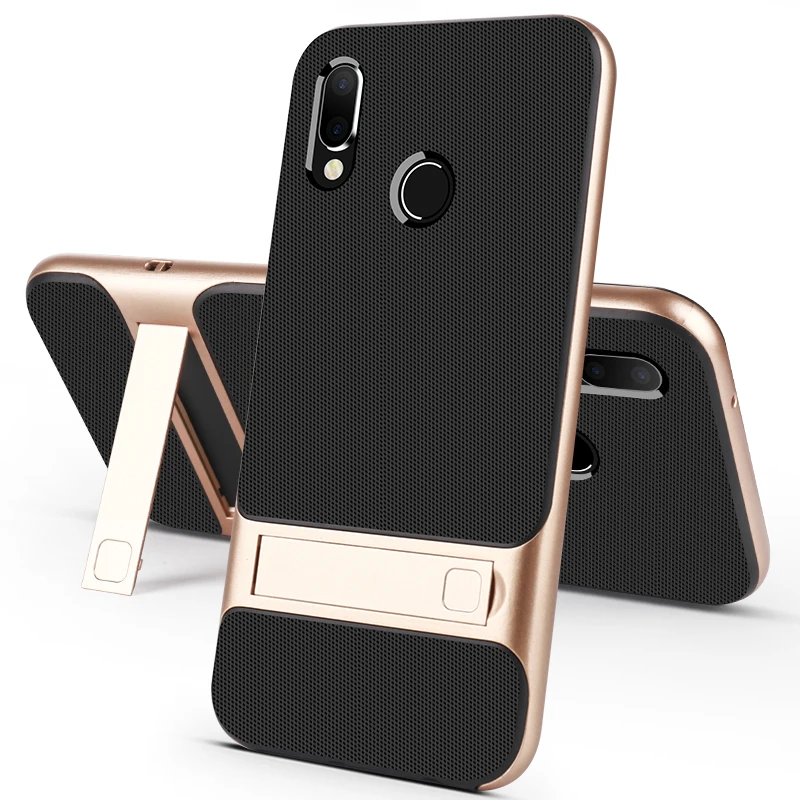 

YonLinTan coque,cover,case For HuaWei Nova 3i Nova3i luxury Silicone Original Silicon on back 360 Phone with holder covers