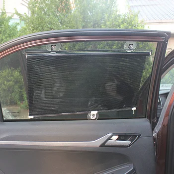 

40*60CM Car Curtain Retractable Car Window Sunshade Side Window Cover Sun Visor Film Suction Cup UV Protection Car Accessory