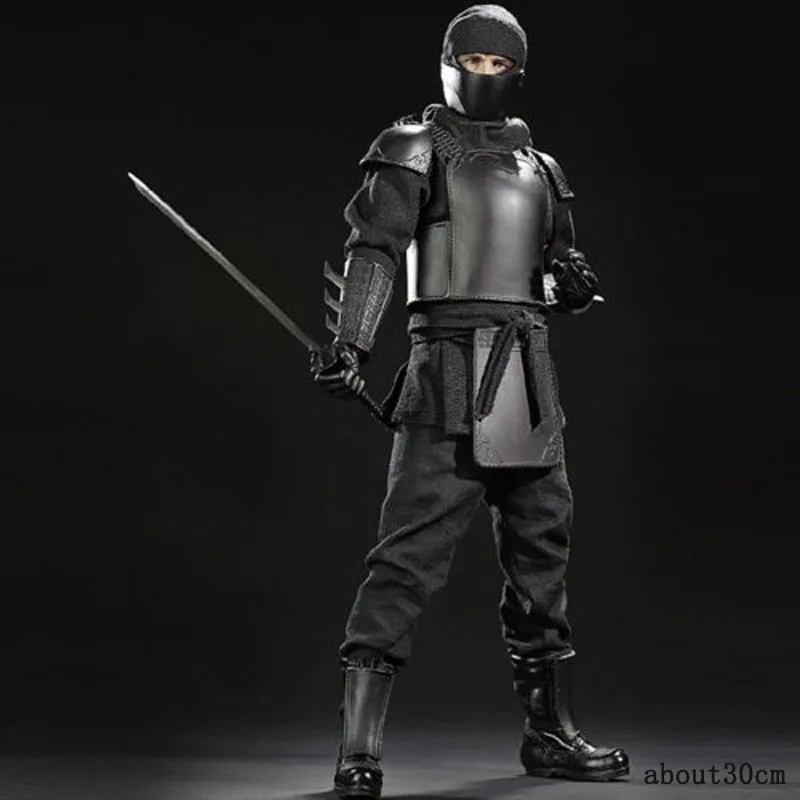 

POPTOYS 1/6 Scale Shadow Alliance Leader Ninja Master Male Action Figure Body Model Toys Hobby Collections