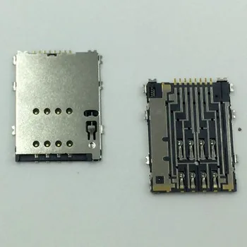 

50pcs/lot Original New Sim Card Reader Holder Tray Slot Socket Connector Repair For Samsung Galaxy Tab 2 P5100 P7500 P7100 W899