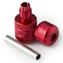 25 мм красный авто-замок алюминиевый сплав татуировки ручки поставка