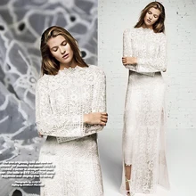 Мягкий, легкий шифон, юбка с вышивкой, рубашка, одежда, изготовление под заказ ткани