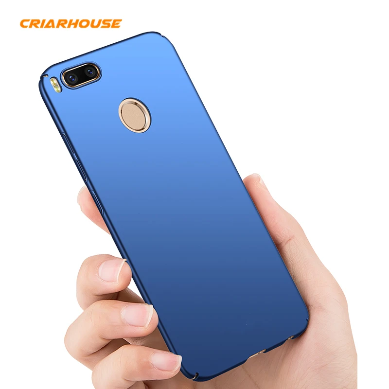 

CRIAR HOUSE Cases Funda Capa For Xiaomi Mi 5X A1 Mi5X MiA1 Candy Color Matte Hard Pc Plastic Full Body Phone Back Cover Case