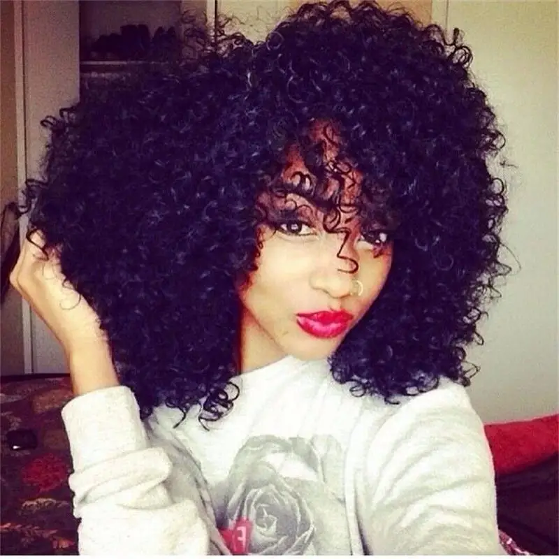 

Hot Selling Brazilian Virgin Human Hair Front Lace Wig Short Curly Glueless Lace Front Wigs With Natural Color Free Shipping DHL