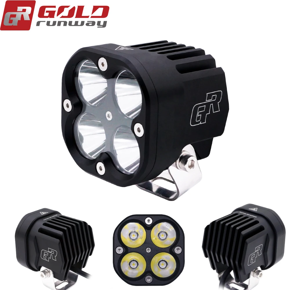 

2 PCS Universal Motorcycle Headlights Auxiliary Lamp XPL Led Motorbike Spotlights Accessory Moto Fog Spot HeadLight 40W 42LM