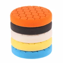 SPTA 7 pulgadas (180mm) Pulidor Buff Pulido Pad kit Para Coche Paquete de 5 Unids