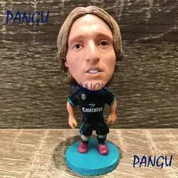 Футбольные игрушки Футбольные Звезды Modric #10 2017-2018 подвижные суставы Смола Модель игрушки Фигурки Куклы коллекционный подарок