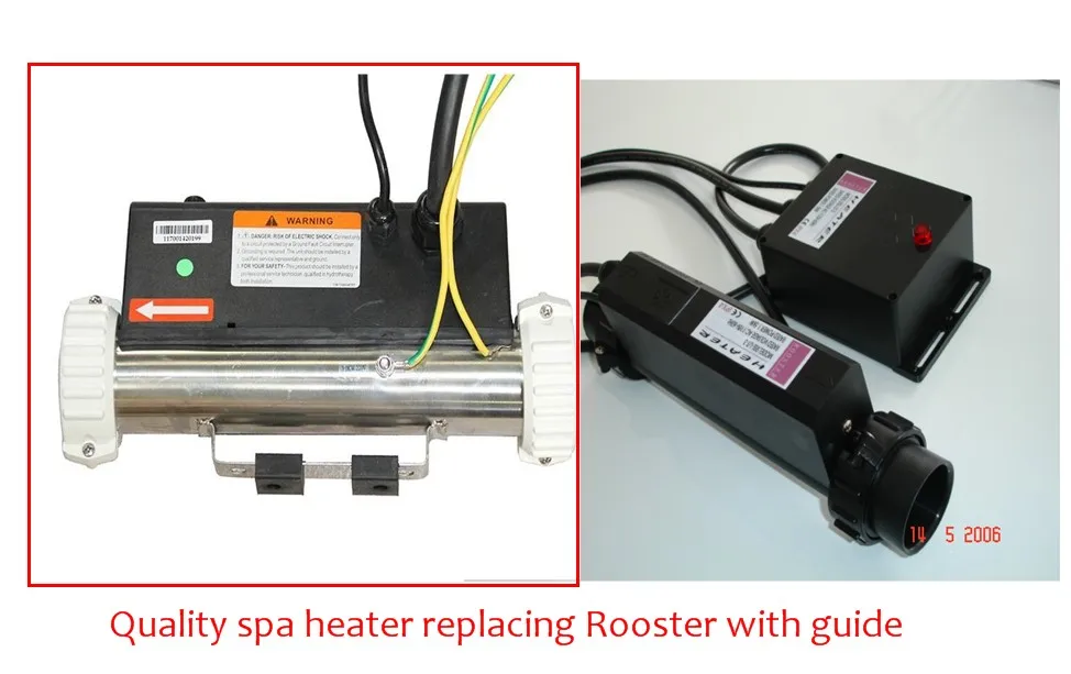 

hot tub spa heater 2KW Straight I-Shaped Fit Rooster heater RST-I-2 2000W