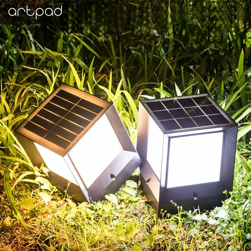 

Artpad Modern Dimming Waterproof Solar LED with Light Control Courtyard Security Path Garden Lawn Solar Wall Lamp Night Lighting