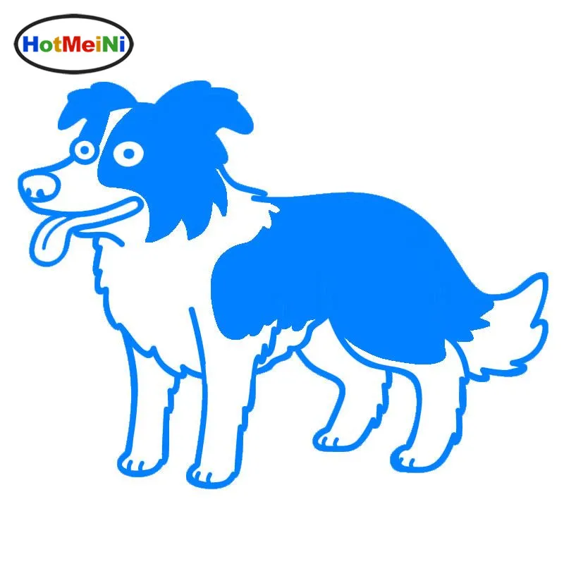 Наклейки с изображением собак HotMeiNi Border Collie светоотражающая виниловая наклейка