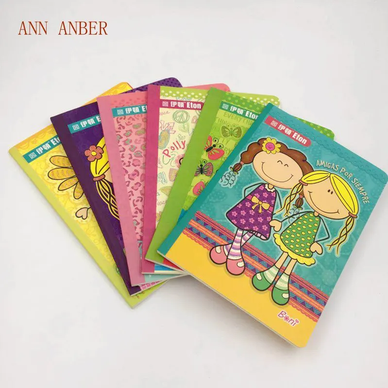 

Kawaii Stationery Cute boni girl A5 cartoon creative notebook 40 Sheets Notepad Diary Book Journal Student Stationery