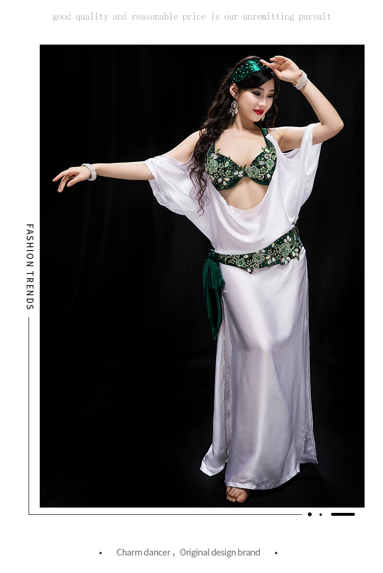 YC040 танец живота женщин спандекс и шелковый атлас набор костюма для танца живота девушки танец живота