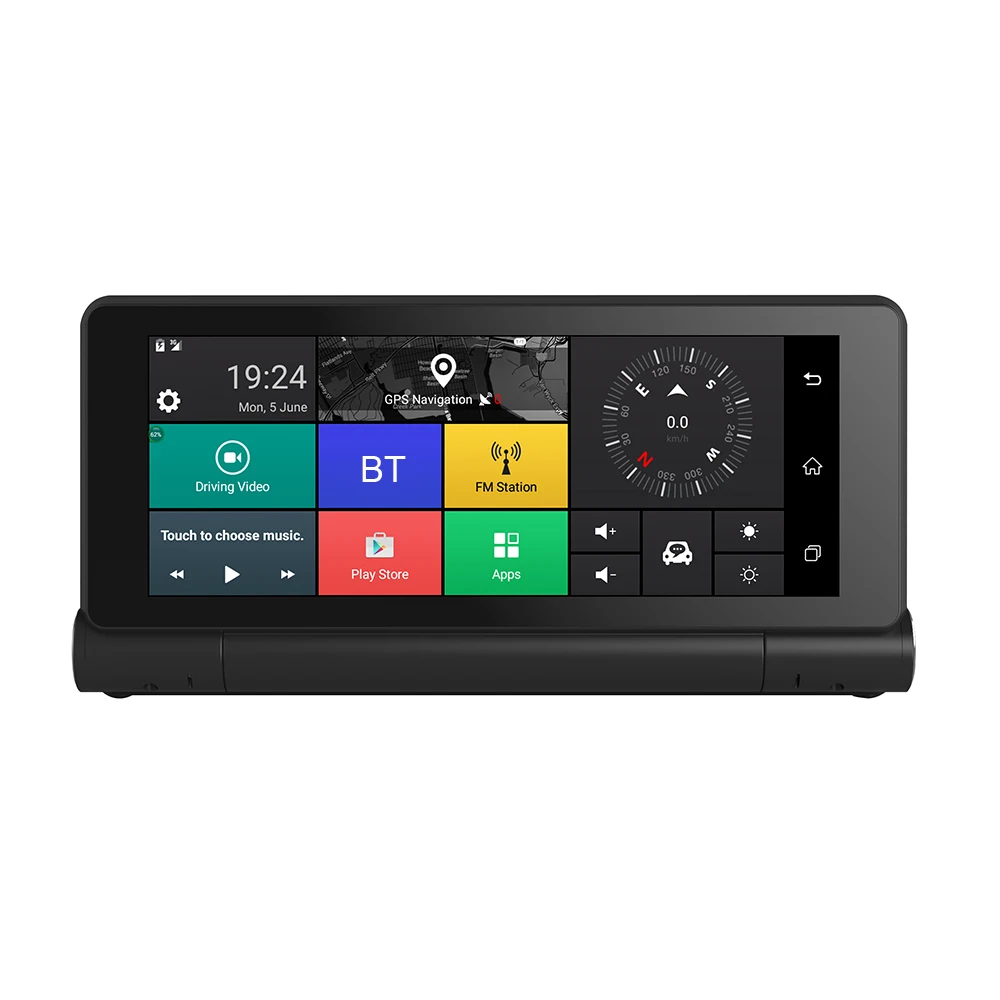 

12V 3G Car GPS Navigation Android 5.1 Bluetooth Full HD 1080P Foldable Car DVR Dual Lens Camera GPS Navigator Car Styling