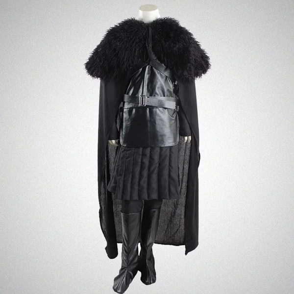 Костюм Ночного Дозора, полный комплект, костюм на Хэллоуин, средневековый костюм-броня XS-3XL
