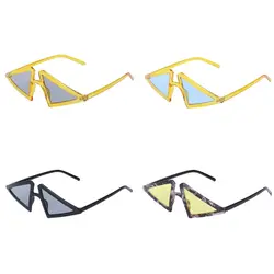 Новые Изысканные солнцезащитные очки модные Треугольники Винтаж ретро Роскошные UV400 Брендовая Дизайнерская обувь