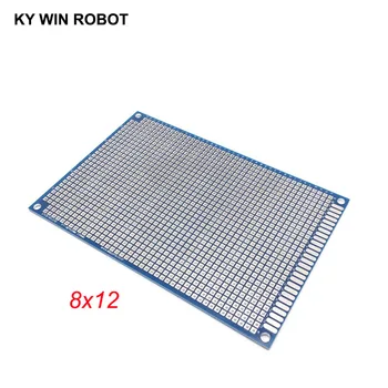 

1pcs 8x12cm 80x120 mm Bule Double Side Prototype PCB Universal Printed Circuit Board Protoboard For Arduino