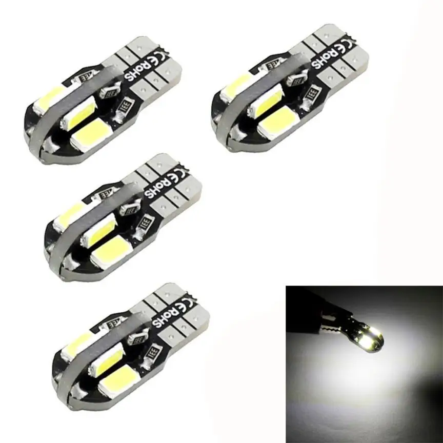 

New Arrival 4pcs/Lot Canbus T 10 8smd 5630 5730 LED car Light Canbus SMD Led Bulb Ap21