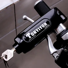 Nuoxintr Universal Aluminum Motorcycle Lock Motorbike Scooter Handlebar Safety ATV Brake Locks for Honda Kawasaki Yamaha KTM anti lock braking system for qj keeway chinese scooter brake caliper honda yamaha kawasaki motorcycle atv moped scooter abs part