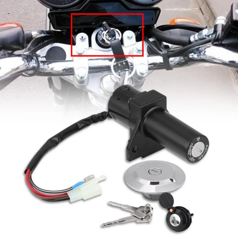 Новинка Замок зажигания для мотоцикла скутера Yamaha YBR125 2002 2013|Зажигание мотоцикла|