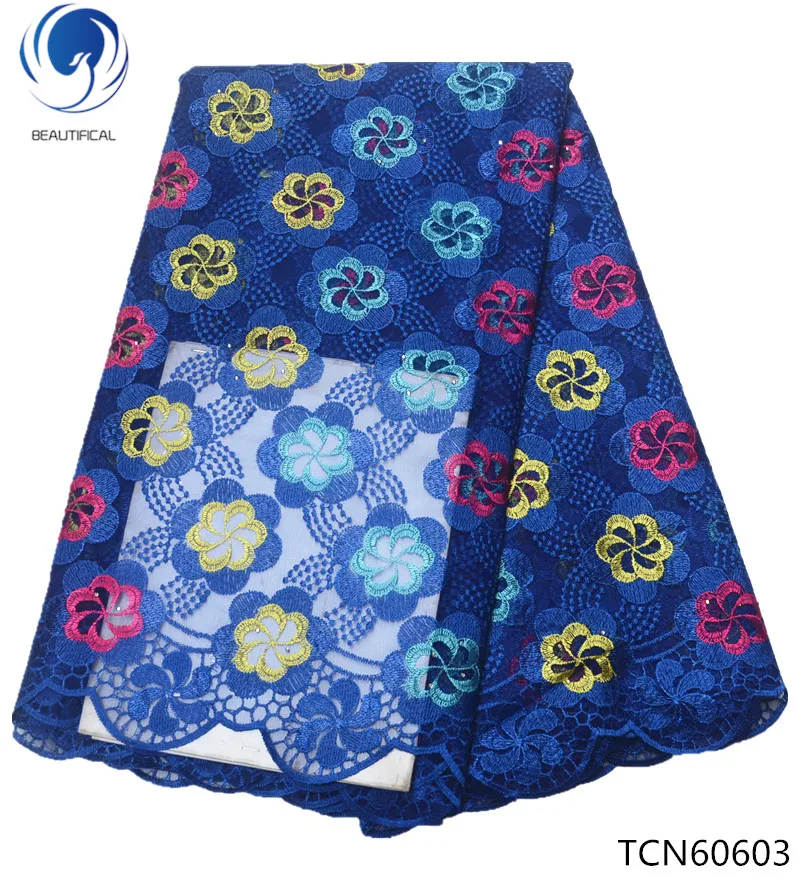 

BEAUTIFICAL blue nigerian mesh lace french embroidered lace peach lace fabric 2019 material african wedding lace TCN606