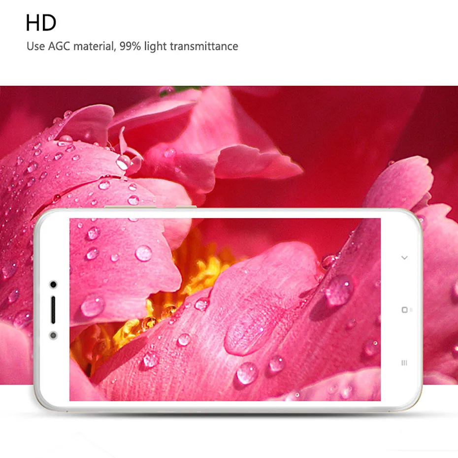 2 шт. 2.5D 9H полное покрытие закаленное стекло для Xiaomi Redmi 4X защитная пленка Защитное