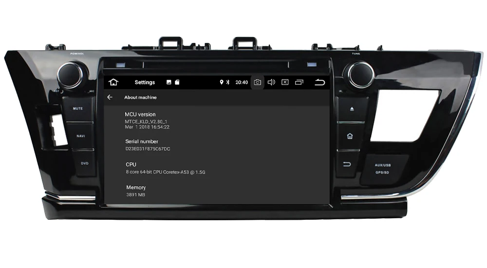 Top KLYDE 9" 4G WIFI Octa Core PX5 Android 8.1 4GB RAM 32GB ROM Car DVD Player Radio GPS Navigation For Toyota Corolla 2013-2016 LHD 4