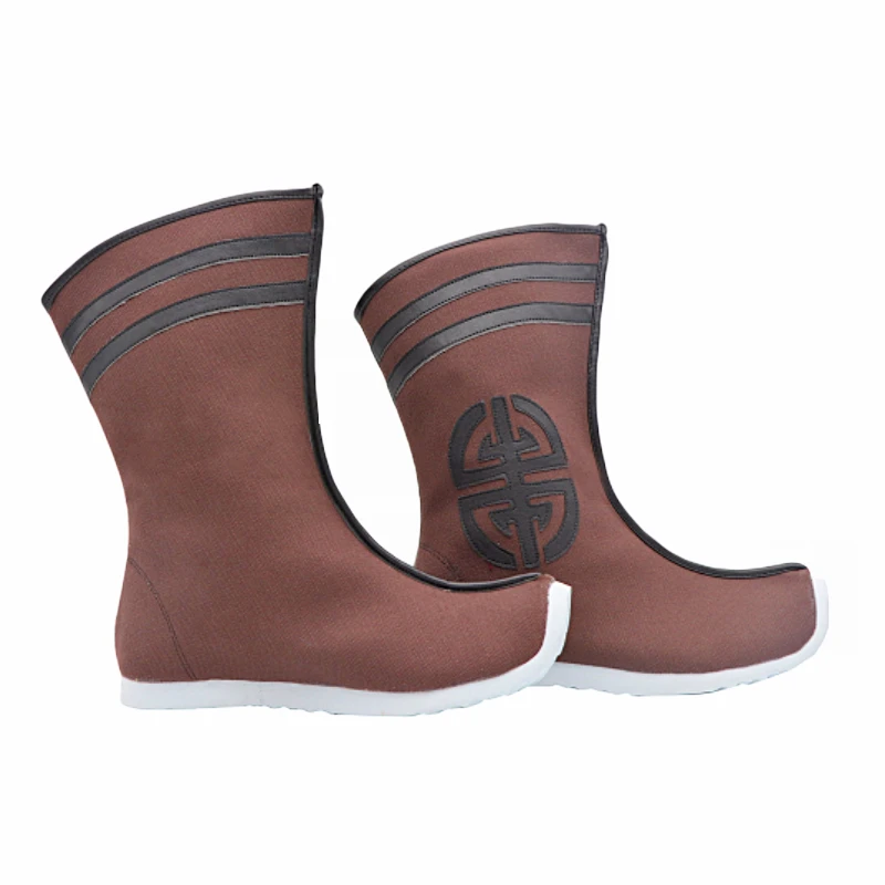

mongolian boots minority dance boots for male royal prince boots warrior cosplay accessories chinese national shoes