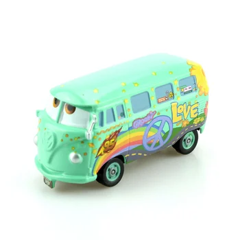 

Disney Pixar Cars Cartoon Movie Car original Fillmore Metal Diecast Toy Car 1:55 Loose Brand New In Stock