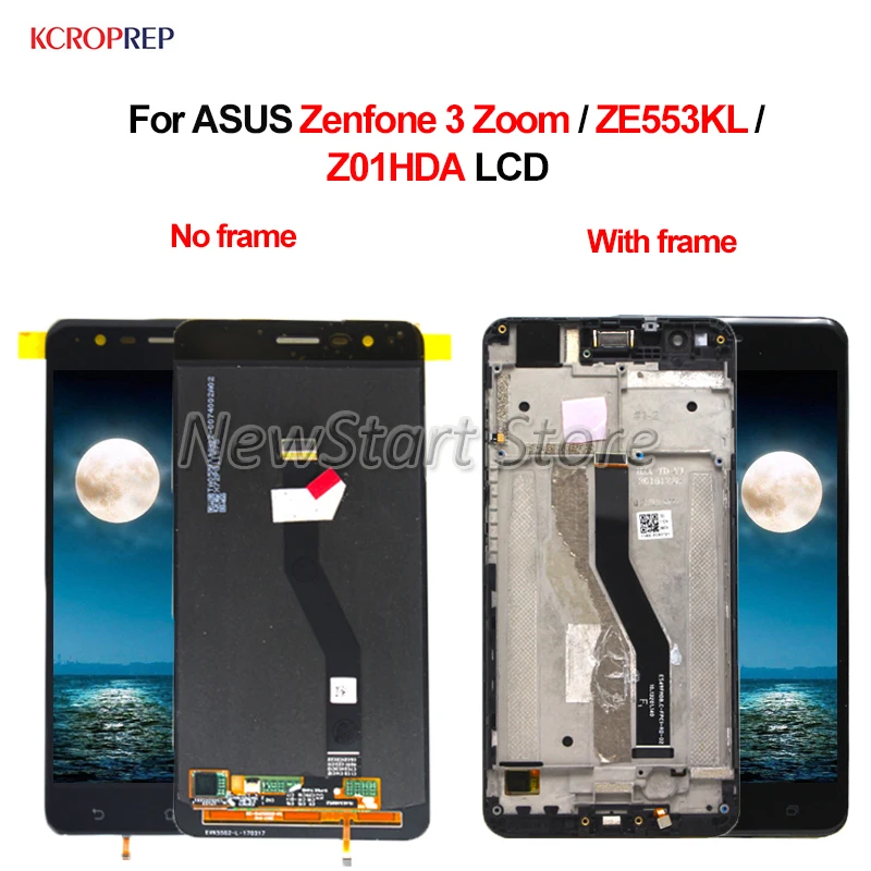 

For ASUS Zenfone 3 Zoom ZE553KL LCD Display Touch Screen Digitizer Assembly 5.5" For ASUS ZE553KL ZE553 Z01HDA lcd 100% Tested
