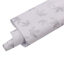 Кленовый лист водонепроницаемый ПВХ для матирования оконного стекла пленка для конфиденциальности Наклейка Спальня Ванная комната самоклеющаяся пленка домашняя декоративная пленка 5 м