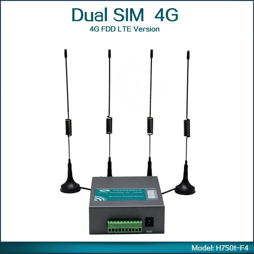 4 г FDD LTE Wi-Fi маршрутизатор со слотом Две сим-карты для Северной Америки (модель: H750t-F4)