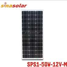 50W 12V солнечных батарей Панели солнечные модули
