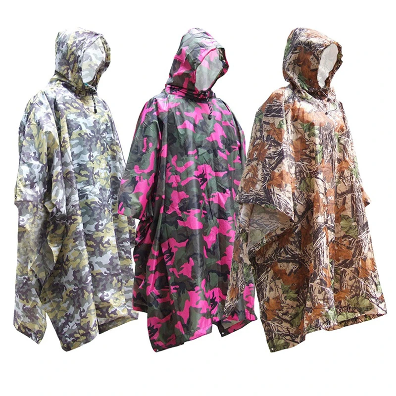 Уличное пончо охотничьи костюмы Ghillie камуфляжные походные для походов одежда